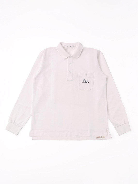 ●定番●長袖ポロシャツ