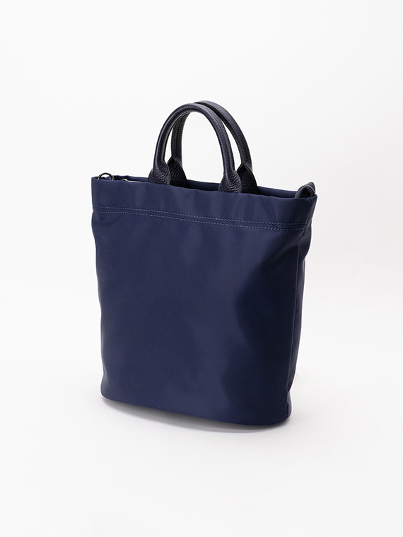 <M.ROSE>エンメローズ ナイロンレザートートバッグ