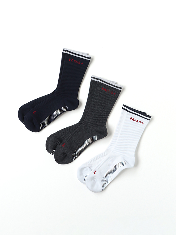 ロゴジャガード スポーツソックス