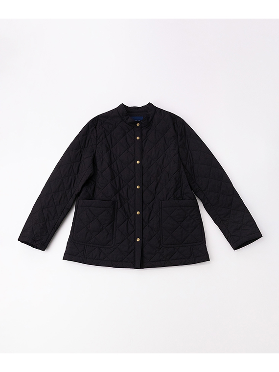 ポリエステルタフタ ライトキルティングブルゾン