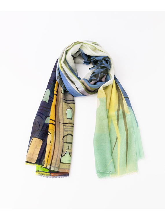 <STORIATIPIC>ストリアティピック エッフェル塔柄ストール