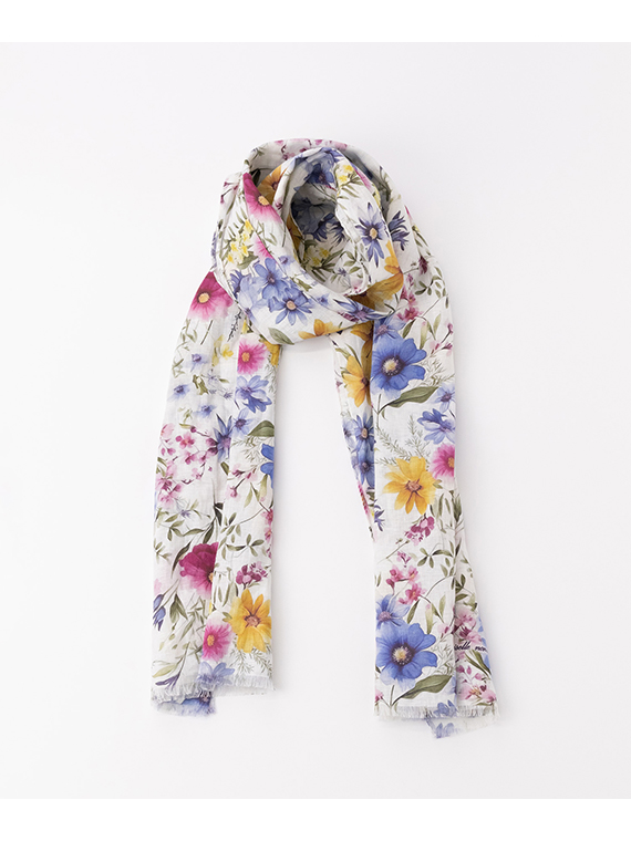 フラワー柄ストール