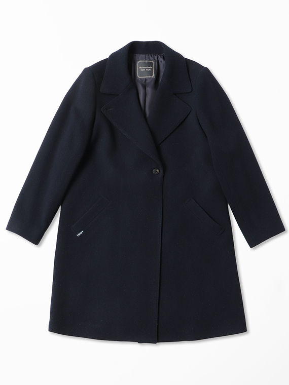 ウールパウダー/エアフリース テーラーカラーコート