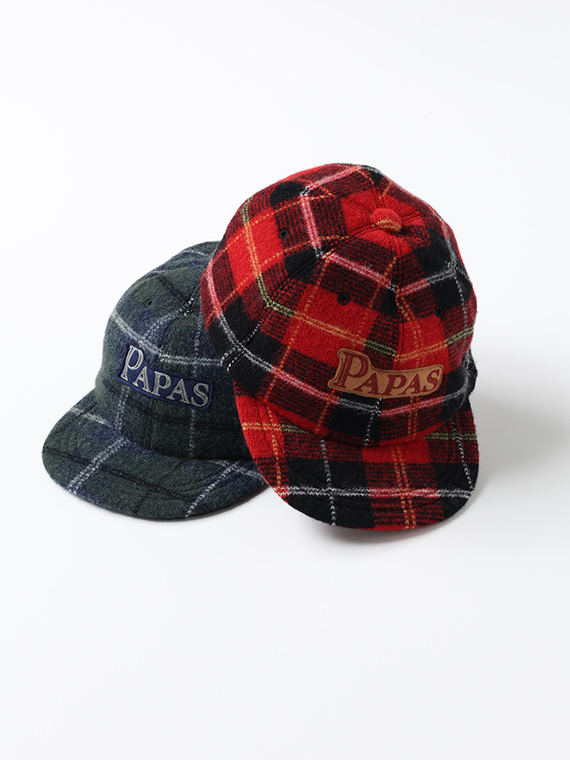 インターシャ縮絨加工 7G ウールキャップ