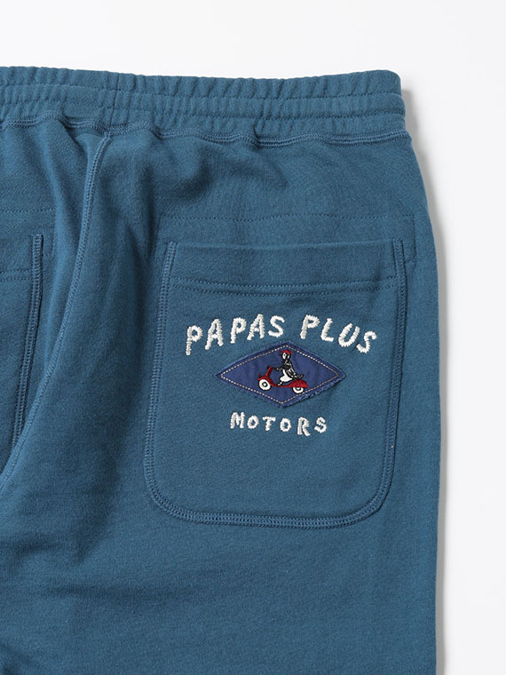 フレンチテリーミニ裏毛 ペンギン刺繍 スウェットパンツ