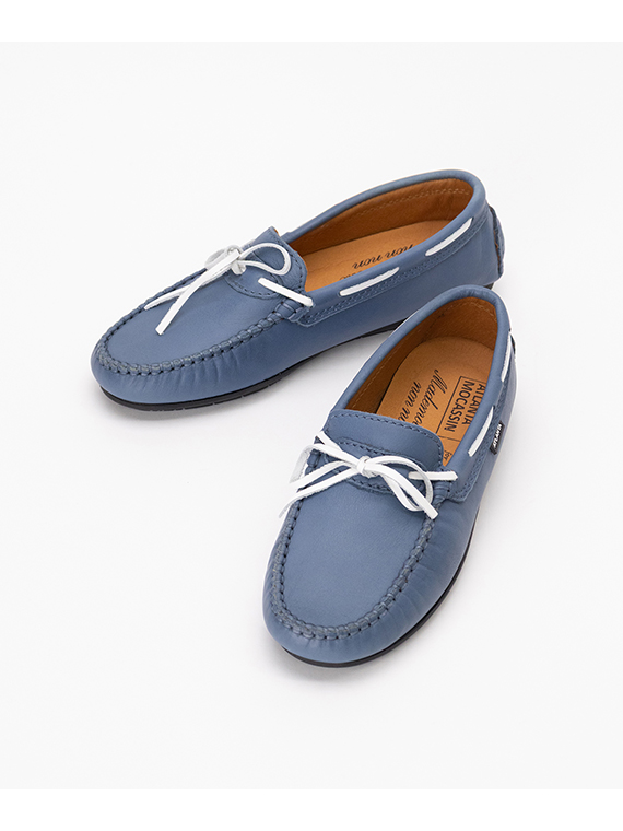 <ATLANTA MOCASSIN>アトランタモカシン リボンレザーシューズ