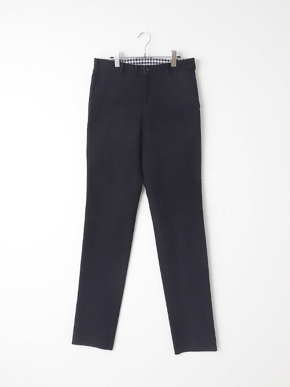 【SALE】スーピマ甘撚りドビーツイルストレッチ ノータックパンツ