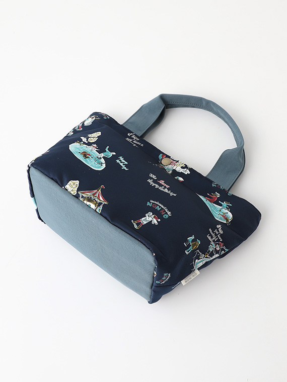 【SALE】プリントミニトートバッグ【HAPPY HOLIDAYS】