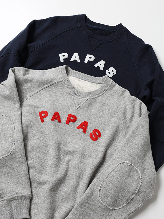 ラフィ吊り裏毛 クルーネックトレーナー