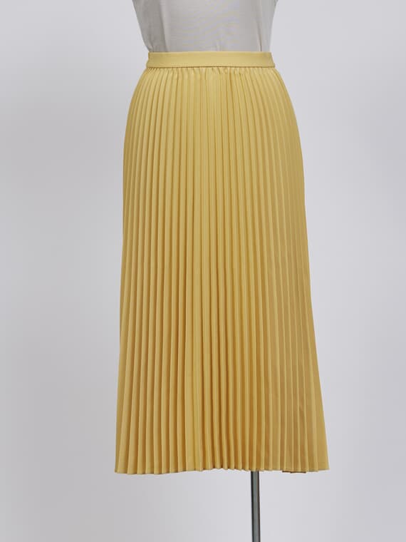 【SALE】シャンブレーツイルプリーツスカート