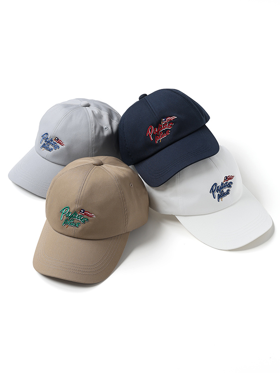 ポリエステル/コットン22Sツイル ベースボールキャップ