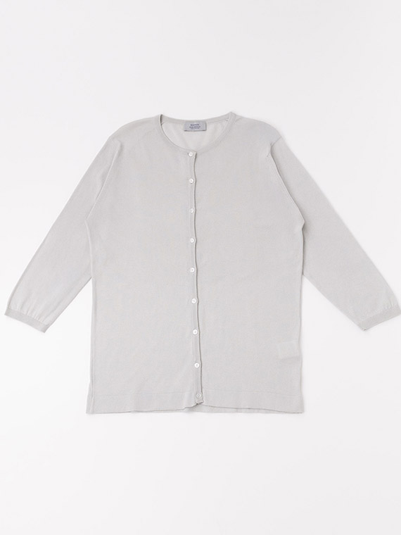 【SALE】 8分袖ハイゲージカーディガン【JOHN SMEDLEY】