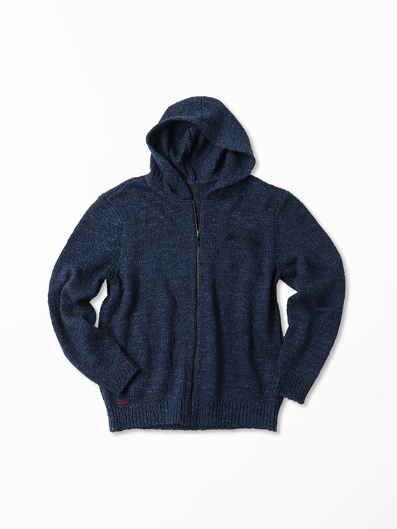 リバーススラブリリー天竺3G ニットパーカー