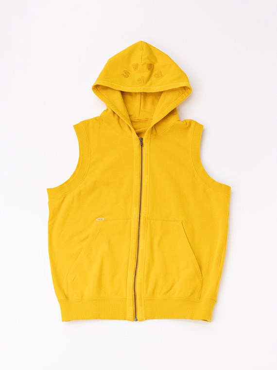 SALE】ストレッチ裏毛 フード付きベスト（MENアウター・ベスト・Papas