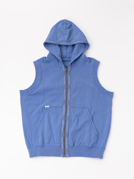 SALE】ストレッチ裏毛 フード付きベスト（MENアウター・ベスト・Papas