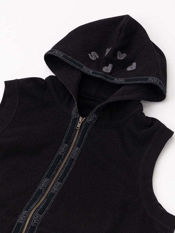 SALE】ストレッチ裏毛 フード付きベスト（MENアウター・ベスト・Papas